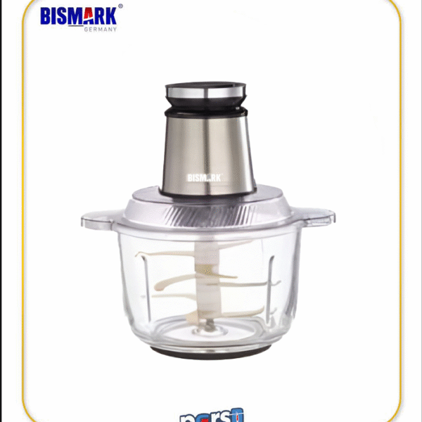 خردکن برقی ۳ لیتری بیسمارک مدل BMC500 با بدنه استیل و تیغه‌های ضدزنگ